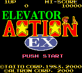 Elevator Action EX (Europe) (En,Fr,De,Es,It) Title Screen